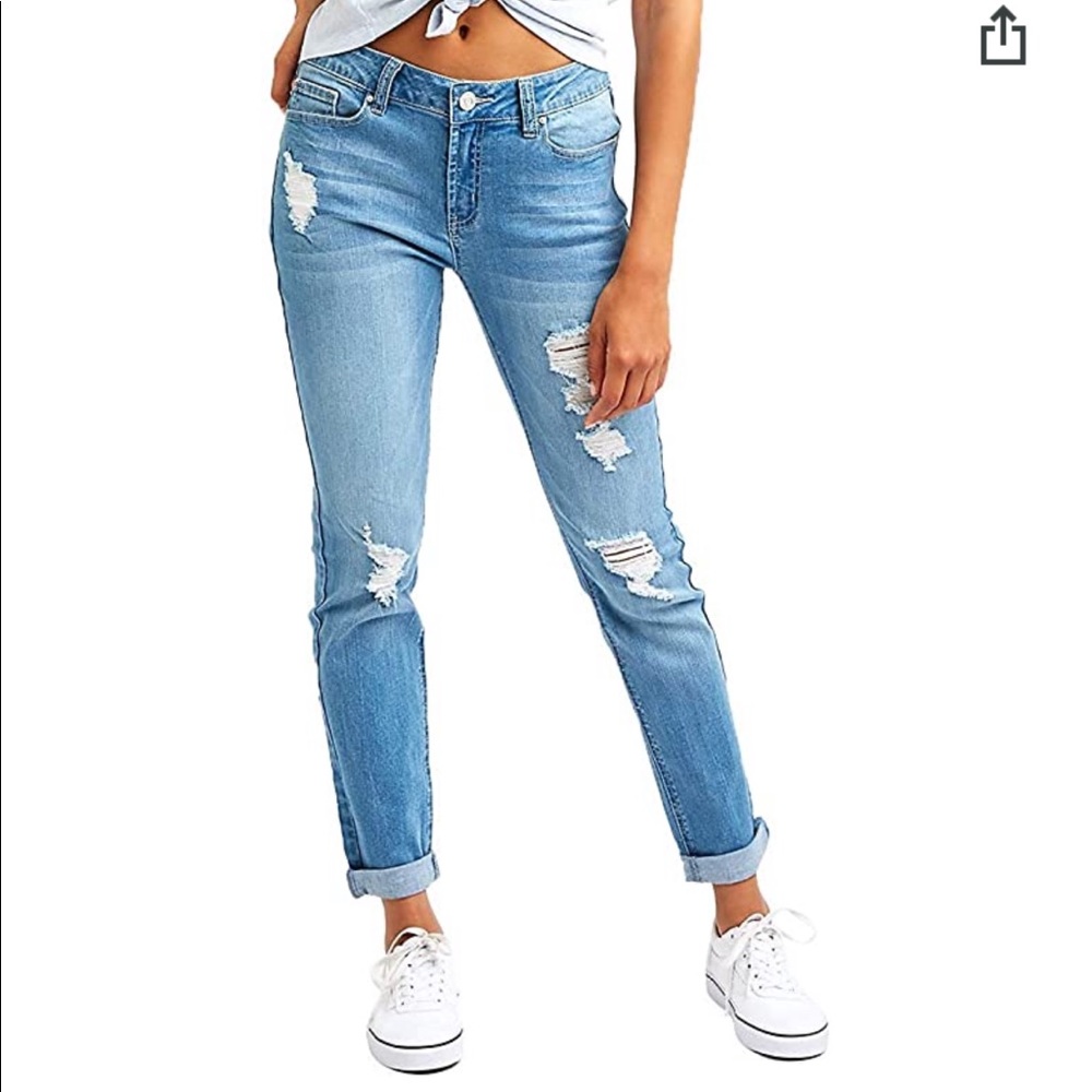 Resfeber Ripped Skinny Boyfriend Jeans